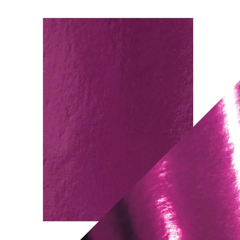 Midnight Plum Mirror Cardstock, 5 sheets